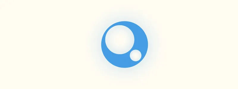 Safe Store Solutions brand mark: a blue bubble on a cream background